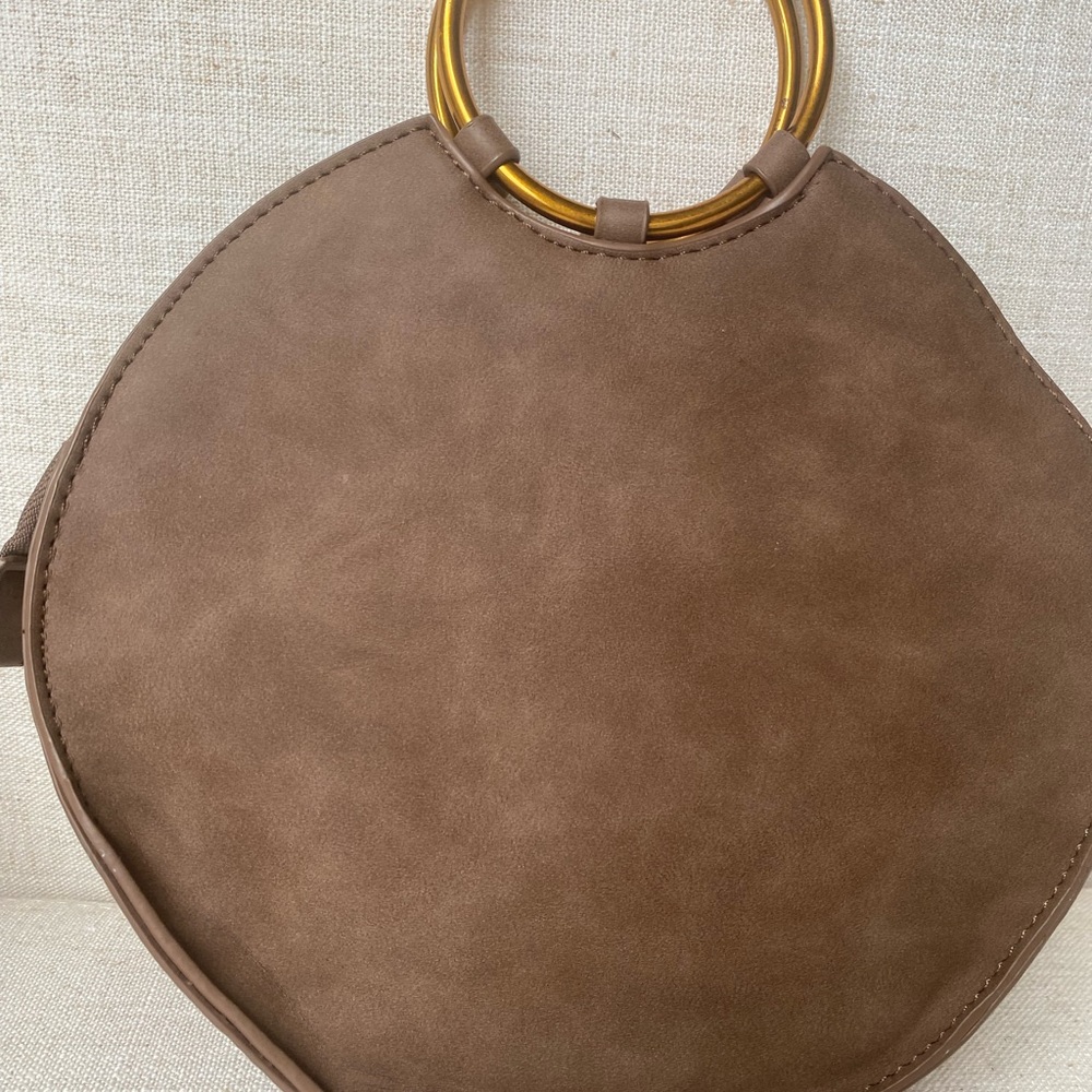 Anthologies Copper Brown Rounded Handbag - image 2